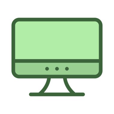 Monitör ekran vektör çizim 
