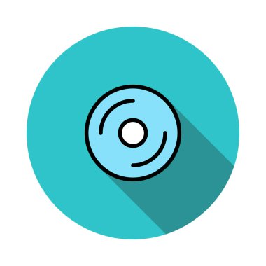 CD Dvd disk vektör çizim 