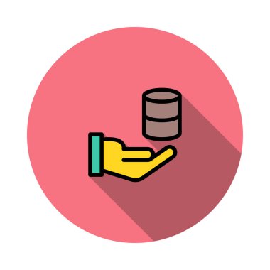 koruma veritabanı sunucusu vektör çizim 