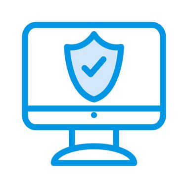 güvenli koruma kalkanı vektör çizim 