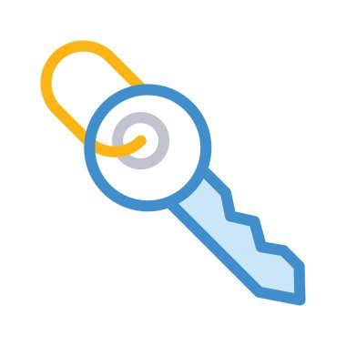 Beyaz arka plan, vektör, illüstrasyon izole anahtar düz simgesi