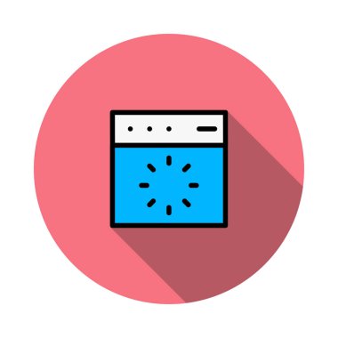 parlaklık web sayfası tarayıcı vektör çizim 