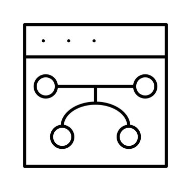 bağlantı ağ web sayfası vektör çizim 