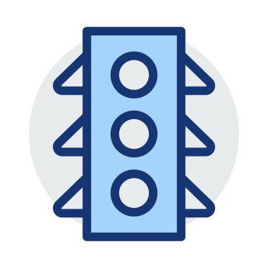 sinyal trafik yol vektör çizim 