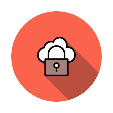 Özel kilit güvenli vektör çizim 