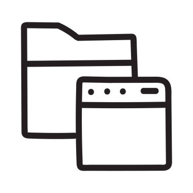 Web sayfası tarayıcı vektör çizim 