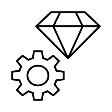 ayar elmas yapılandırmak vektör çizim 