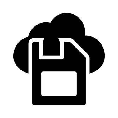 disket düz simgesi beyaz arka plan, vektör, illüstrasyon izole  