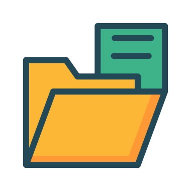 klasör dosyaları dizin vektör çizim 