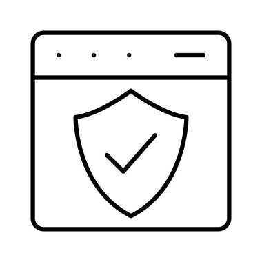 koruma güvenli kalkan vektör çizim 