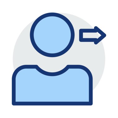 profil kullanıcı avatar vektör çizim 