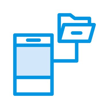 cep telefon düz simgesi beyaz arka plan, vektör, illüstrasyon izole paylaşımı dosya