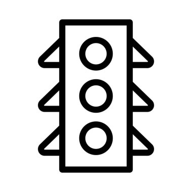 sinyal trafik yol vektör çizim 