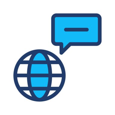 Beyaz arka plan, vektör, illüstrasyon izole tarayıcı düz simgesini içeren metin mesajı 