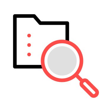 arama dizini klasörü vektör çizim 