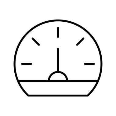 hız ölçer ölçü vektör çizim 