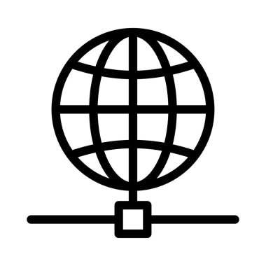 tarayıcı Internet dünya vektör çizim 