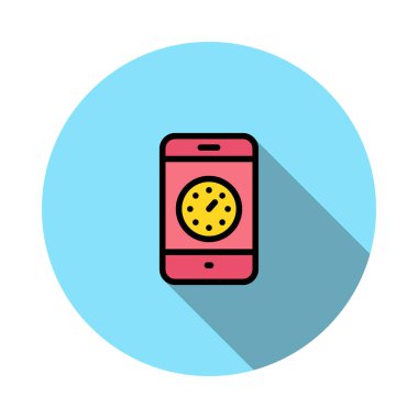 zaman saati izle vektör çizim 