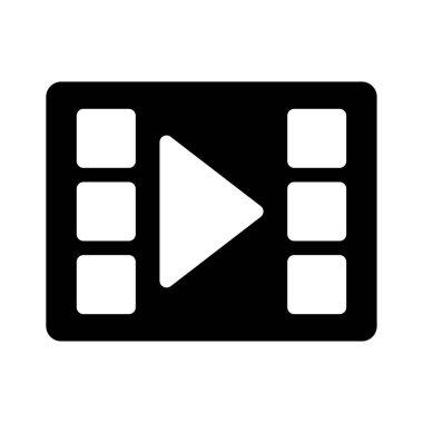 video oynatma medya illüstrasyon vektör 