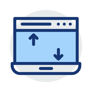 Download tarayıcı vektör çizim upload 