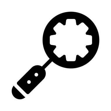 ayar arama yapılandırma vektör çizim 