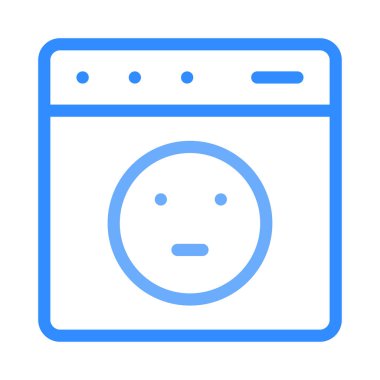 küresel Internet tarayıcı düz simgesi beyaz arka plan, vektör, illüstrasyon izole 