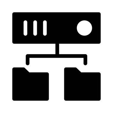 ağ sunucusu bağlantı vektör çizim 