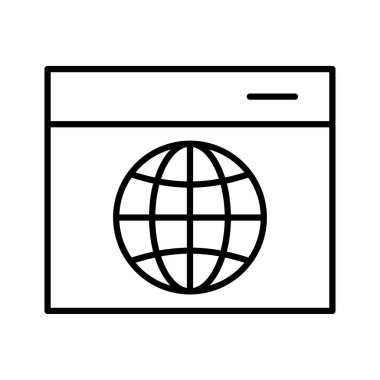 tarayıcı web sayfası vektör çizim 