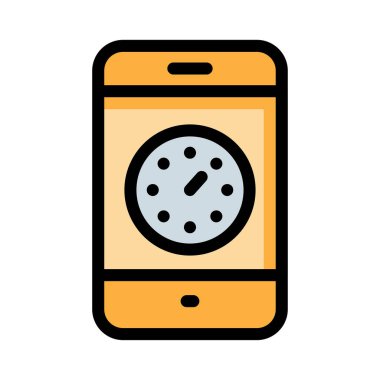 zaman saati izle vektör çizim 