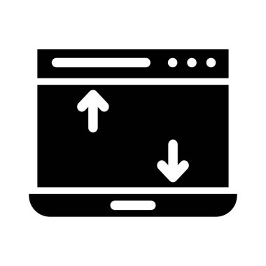 Download tarayıcı vektör çizim upload 