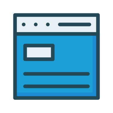 Web sayfası tarayıcı vektör çizim 