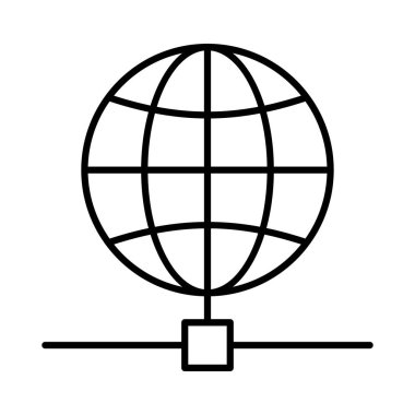 tarayıcı Internet dünya vektör çizim 