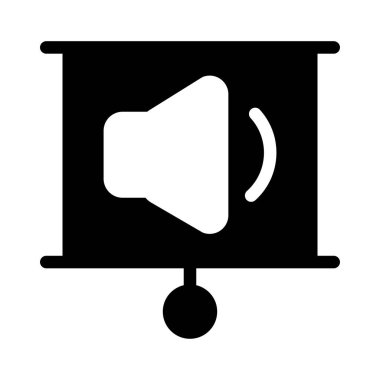 birim ses hoparlör vektör çizim 