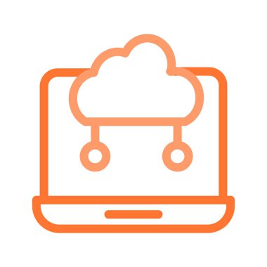 Ağ vektör çizim bulut 