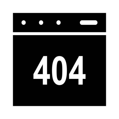 hata web sayfası tarayıcı vektör çizim 