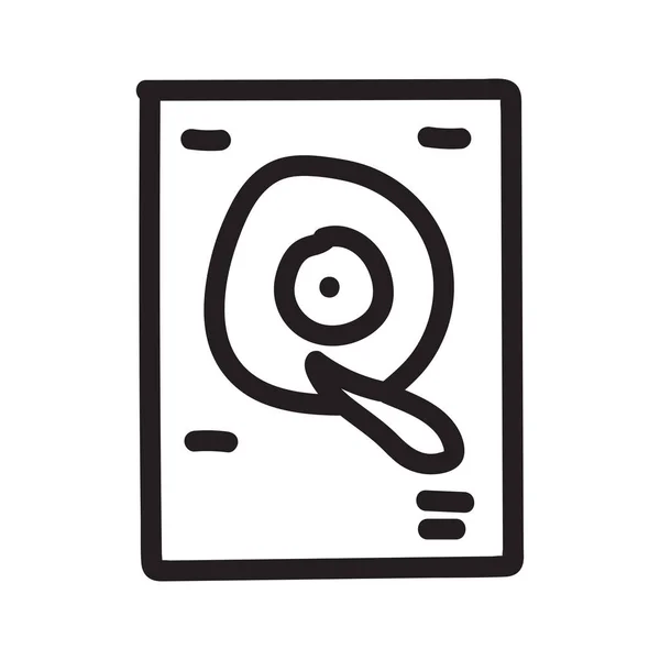 Vinyl Schijf Vectorillustratie — Stockvector