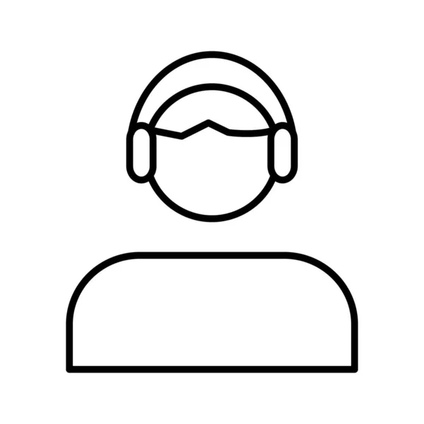 Υπηρεσίες Υποστήριξης Εικονογράφηση Διάνυσμα Ακουστικών — Διανυσματικό Αρχείο