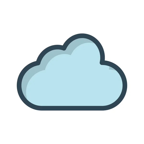 Télécharger Illustration Vectorielle Serveur Cloud — Image vectorielle