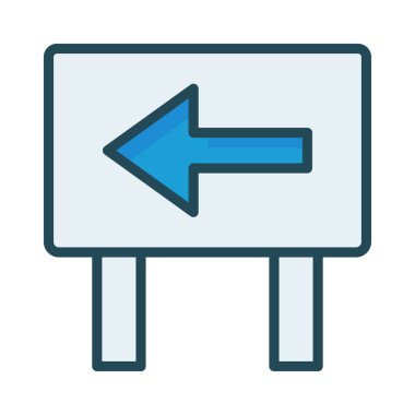 ok yönünü kurulu vektör çizim 