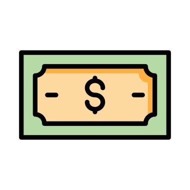 nakit para Doları vektör çizim 