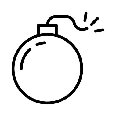 bomba bomba patlama vektör çizim 