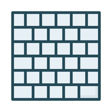 tuğla duvar inşaat vektör çizim 