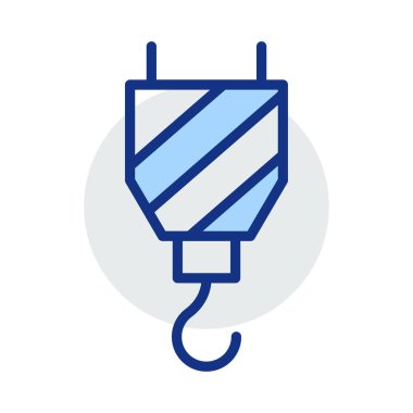 Vinç kanca lifter vektör çizim 