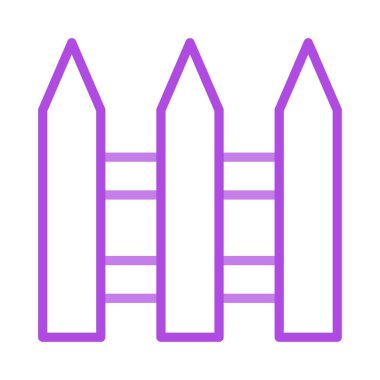 Beyaz arka plan, vektör, illüstrasyon izole çit düz simgesi