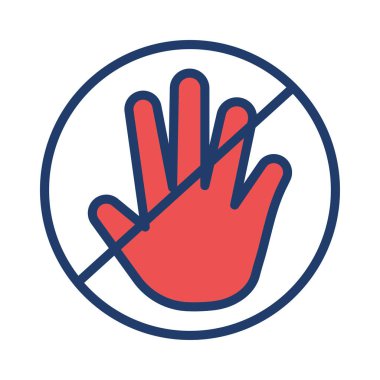 Beyaz arka plan, vektör, illüstrasyon izole kırmızı düz simgesi