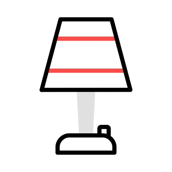 Lampa Lampa Ljus Vektorillustration — Stock vektor