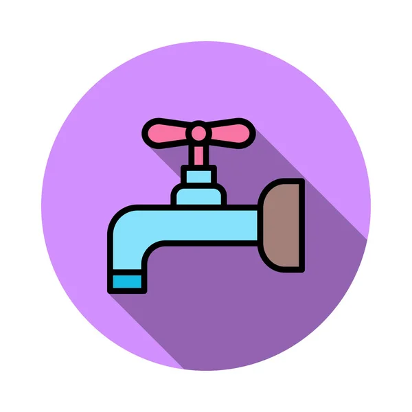 Tik Null Water Vectorillustratie — Stockvector