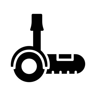 Daire testere düz simgesi beyaz arka plan, vektör, illüstrasyon izole