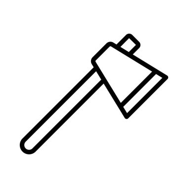 balta Hatchet inşaat vektör çizim 