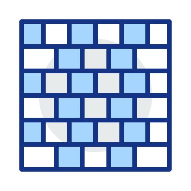 tuğla duvar inşaat vektör çizim 